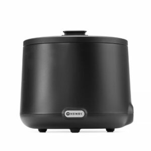HENDI Suppenkessel UNIQ, HENDI, designed by Robert Bronwasser, 8L, Schwarz, 220-240V/500W, ⌀365x(H)325mm