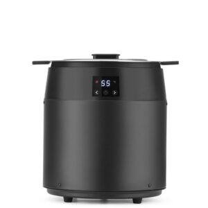 HENDI Suppenkessel ohne Wasser, 10L, HENDI, 10L, Schwarz, 220-240V/450W, ⌀330x(H)398mm