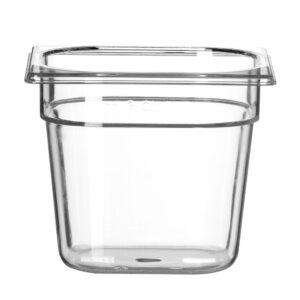HENDI Gastronorm-Behälter 1/6, HENDI, Profi Line, GN 1/6, 2,4L, Transparent, 176x162x(H)150mm