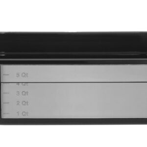 HENDI Gastronorm-Behälter 1/2, HENDI, Profi Line, GN 1/2, 6,5L, Schwarz, 325x265x(H)100mm