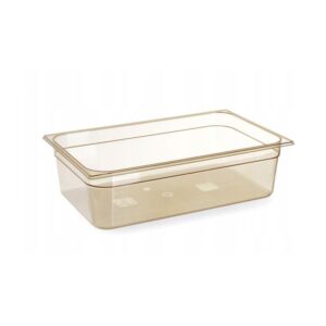 HENDI Gastronorm-Behälter 1/1, hochtemperaturbeständig, HENDI, GN 1/1, 9L, Transparent, 530x325x(H)65mm