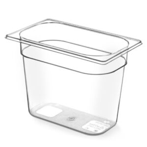 HENDI Gastronorm-Behälter 1/4, HENDI, GN 1/4, 4L, Transparent, 265x162x(H)150mm