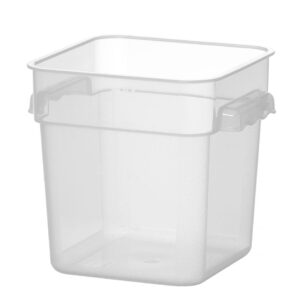 HENDI Lebensmittelbehälter mit Skala, HENDI, 3,8L, 190x190x(H)180mm