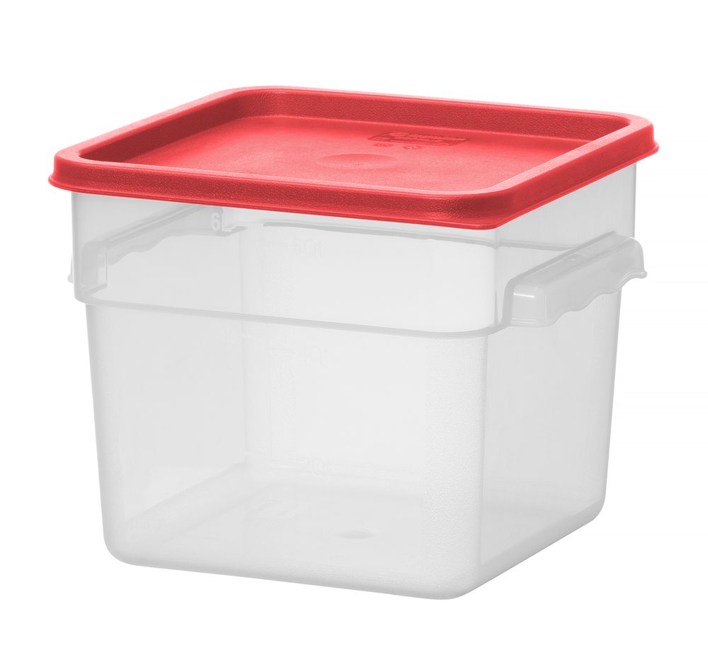 HENDI Lebensmittelbehälter mit Skala, HENDI, 5,7L, 235x235x(H)180mm – Bild 2