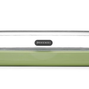 HENDI Kühldisplay UNIQ, HENDI, designed by Robert Bronwasser, GN 1/1, Grün, 593x389x(H)147mm, Rechteckig