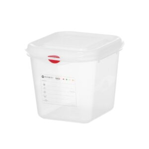 HENDI GN 1/6 Behälter, Polypropylen, HENDI, GN 1/6, 2,6L, Transparent, 176x162x(H)150mm, Rechteckig