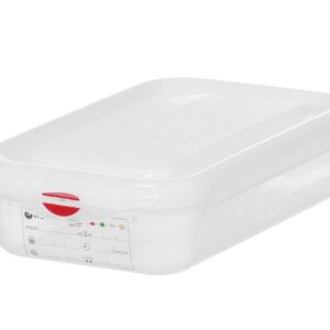 HENDI Behälter GN 1/4 Polypropylen, HENDI, GN 1/4, 1,8L, Transparent, 265x162x(H)65mm