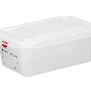 HENDI Behälter GN 1/4 Polypropylen, HENDI, GN 1/4, 2,8L, Transparent, 265x162x(H)100mm