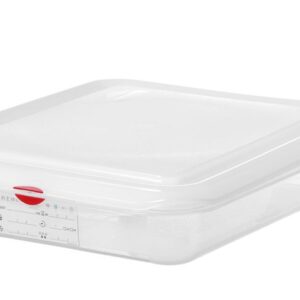 HENDI GN 1/2 Behälter, Polypropylen, HENDI, GN 1/2, 4L, Transparent, 325x265x(H)65mm, Rechteckig