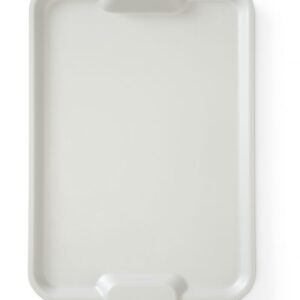 HENDI Serviertablett Euronorm mit Griff, HENDI, Hellgrau, 530x370x(H)28mm