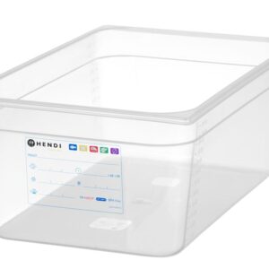 HENDI Gastronorm-Behälter 1/1, HENDI, GN 1/1, 28L, Transparent, 530x325x(H)200mm