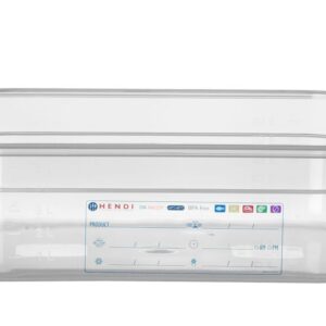 HENDI Gastronorm-Behälter 1/2, HENDI, GN 1/2, 6,5L, Transparent, 325x265x(H)100mm