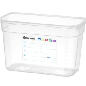 HENDI Gastronorm-Behälter 1/3, HENDI, GN 1/3, 7,8L, Transparent, 325x176x(H)200mm