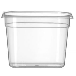 HENDI Gastronorm-Behälter 1/4, HENDI, Profi Line, GN 1/4, 5,5L, Transparent, 265x162x(H)200mm