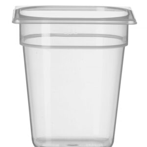 HENDI Gastronorm-Behälter 1/6, HENDI, Profi Line, GN 1/6, 3,4L, Transparent, 176x162x(H)200mm
