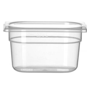 HENDI Gastronorm-Behälter 1/9, HENDI, Profi Line, 1,0, GN 1/9, 1L, Transparent, 176x108x(H)100mm