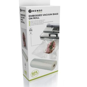 HENDI Vakuum-Kochbeutel Rolle, geprägt - 2 Stk., HENDI, 2 Stk., 6000x280mm
