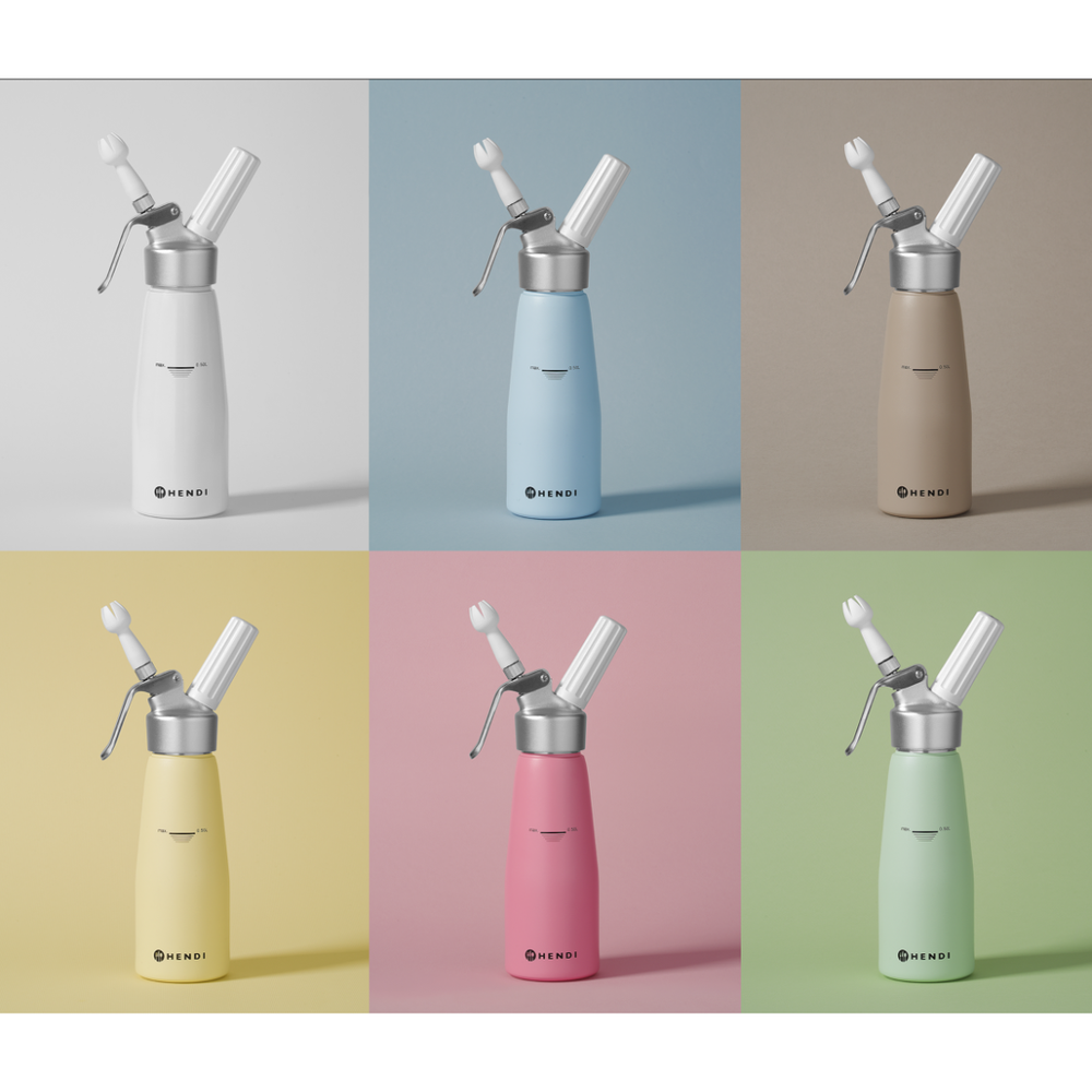 HENDI Sahnespender, HENDI, 0,5L, Taupe, ⌀80x(H)260mm – Bild 3