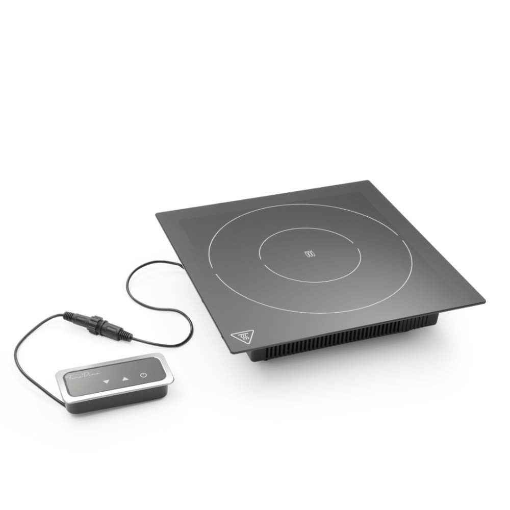 Fine Dine Induktionsheizplatte 1000 W, Fine Dine, Schwarz, 230V/1000W, 350x397x(H)85mm – Bild 3