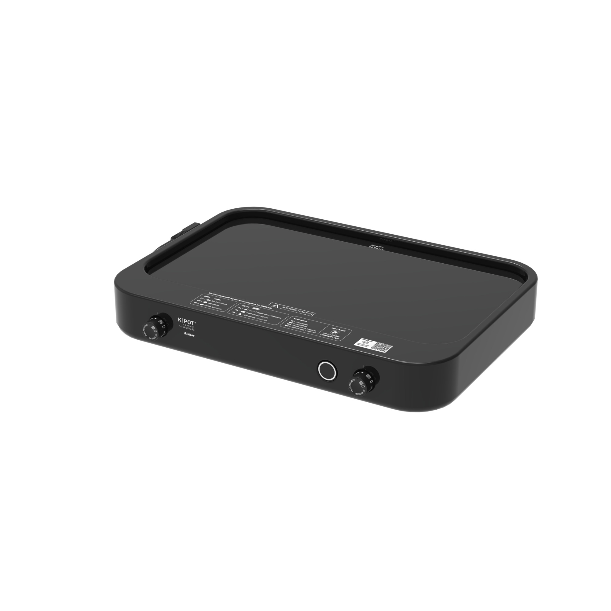 Rieber K|POT® CONNECT 1/1-ck-2200-2Z schwarz 1 Rieber K|POT® CONNECT 1/1-ck-2200-2Z schwarz