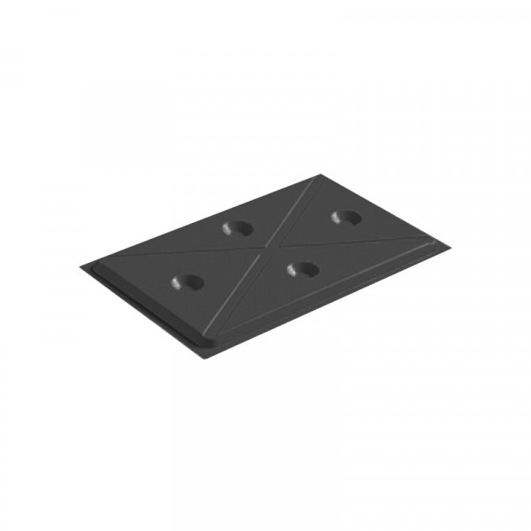 Rieber GN-Kühlpellet Kunststoff 1/1- schwarz