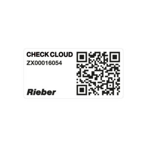 Rieber QR-Code Kleber für CHECK CLOUD