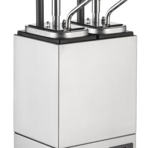 Neumärker Soßenspender 2x 3 Liter beheizt mit 2 Pumpen
