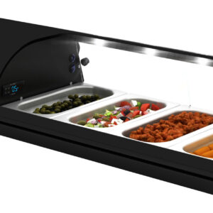 Neumärker Royal Cooling Tapas 4 Kompressor links 4x GN 1/3 x 40 mm