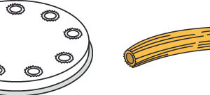 Neumärker Pasta-Scheibe Ø 50 mm Bucatini für Nudelmachine PF15E
