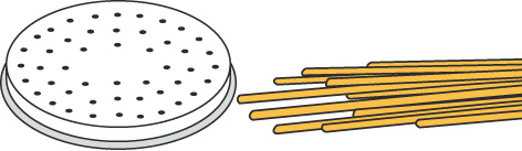 Neumärker Pasta-Scheibe Ø 50 mm Spaghetti für Nudelmachine PF15E 1 Neumärker Pasta-Scheibe Ø 50 mm Spaghetti für Nudelmachine PF15E
