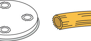 Neumärker Pasta-Scheibe Ø 57 mm Maccheroni für Nudelmachine PF25E/PF40E