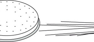 Neumärker Pasta-Scheibe Ø 57 mm Capelli d'Angelo für Nudelmachine PF25E/PF40E