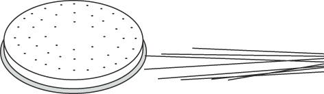 Neumärker Pasta-Scheibe Ø 57 mm Capelli d'Angelo für Nudelmachine PF25E/PF40E 1 Neumärker Pasta-Scheibe Ø 57 mm Capelli d'Angelo für Nudelmachine PF25E/PF40E