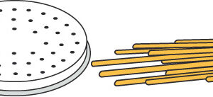 Neumärker Pasta-Scheibe Ø 57 mm Spaghetti für Nudelmachine PF25E/PF40E