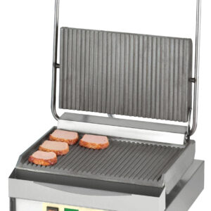 Neumärker Manufaktur Chopper-Grill oben + unten geriffelt, mit Digitaltimer