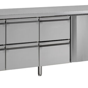 NordCap COOL-LINE Kühltisch KTM 4 - 1T 6Z GN 1/1