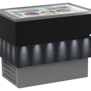 NordCap COOL-LINE Speiseeisvitrine Carrara Dark Vista 8
