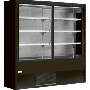 NordCap COOL-LINE Wandkühlregal OLIMPO-ST 200 mit Schiebetüren