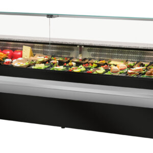 NordCap COOL-LINE Freikühltheke PATAGONIA 100 UM BLACK