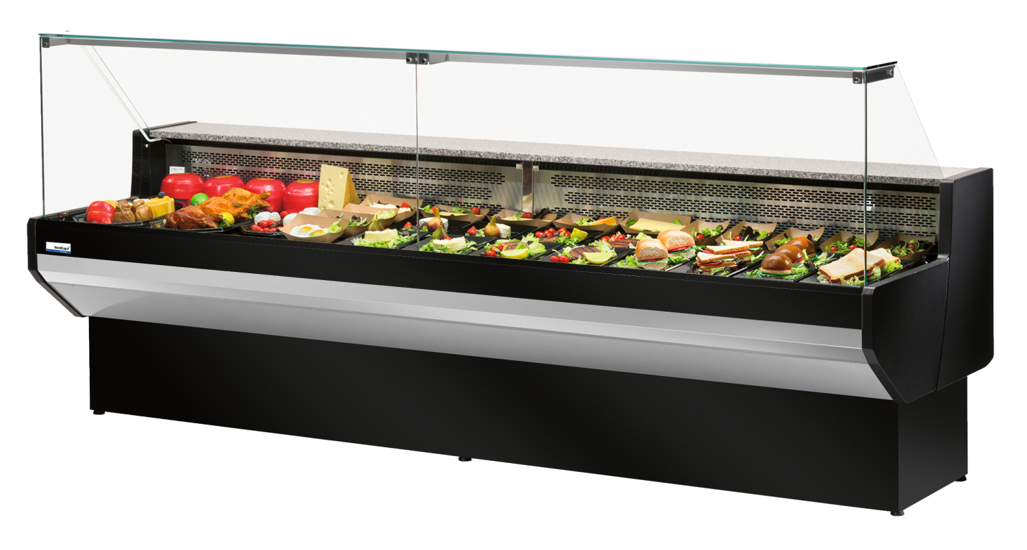 NordCap COOL-LINE Freikühltheke PATAGONIA 100 UM BLACK