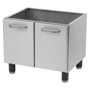KBS Gastrotechnik Unterbau mit Drehtür Breite 660 mm für Kochserie Red 600