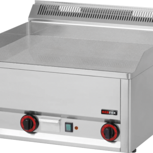 KBS Gastrotechnik Elektro-Grillplatte 2 Heizzonen Grillfläche glatt hartverchromt Auftischgerät