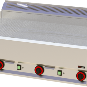 KBS Gastrotechnik Elektro-Grillplatte 3 Heizzonen Grillfläche glatt/gerillt Auftischgerät