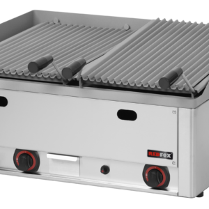 KBS Gastrotechnik Gas Lavasteingrill 2 Heizzonen 13 kW Auftischgerät
