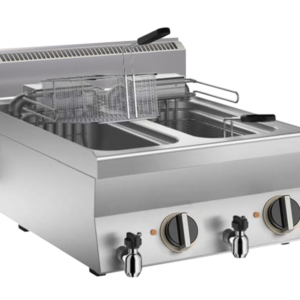 KBS Gastrotechnik Elektro Fritteuse 2 x 10 lt. 18kW Tischgerät