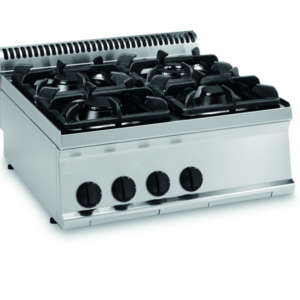 KBS Gastrotechnik Gas-Kochfläche 19,5kW 4 Brenner Tischgerät