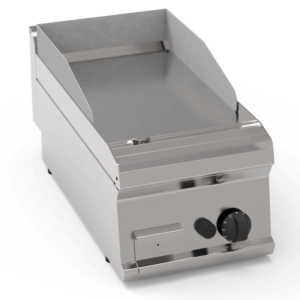 KBS Gastrotechnik Gas-Grillplatte glatt hartverchromt mit 1 Heizzone Tischgerät