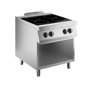 KBS Gastrotechnik Elektro-Glaskeramikherd 10kW offener Unterbau