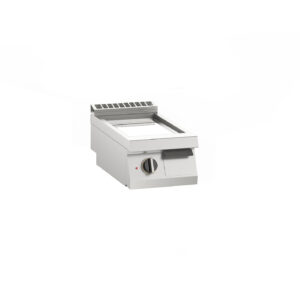 KBS Gastrotechnik Elektro-Grillplatte glatt verchromt 5,4kW 1 Heizzone, Auftischgerät