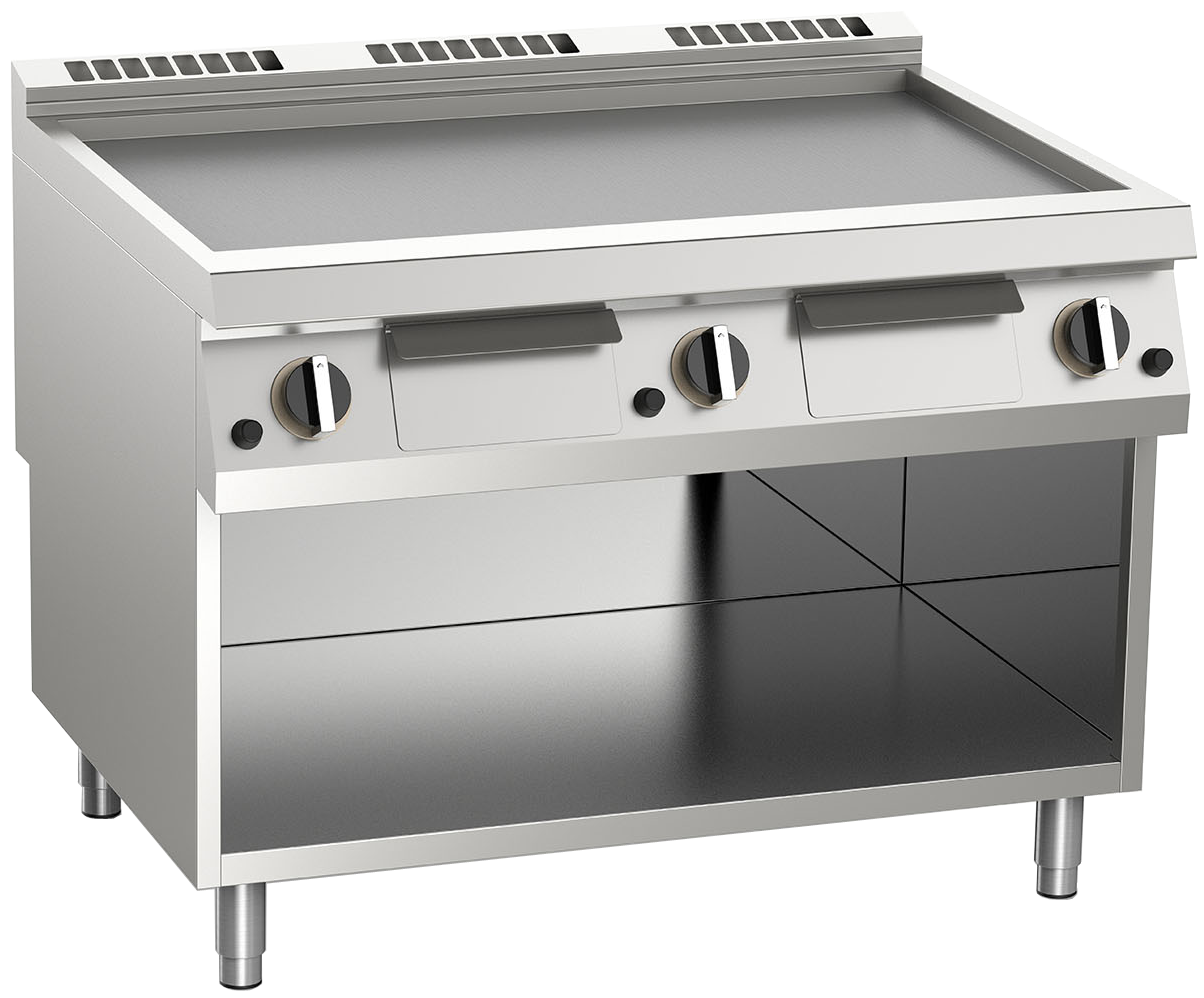 KBS Gastrotechnik Elektro-Grillplatte glatt aus Edelstahl 16,2kW mit 3 Heizzonen offener Unterbau 1 KBS Gastrotechnik Elektro-Grillplatte glatt aus Edelstahl 16,2kW mit 3 Heizzonen offener Unterbau